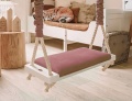 huśtawka do pokoju FUNQY SWING CIEMNY RÓŻ WRZOSOWY
