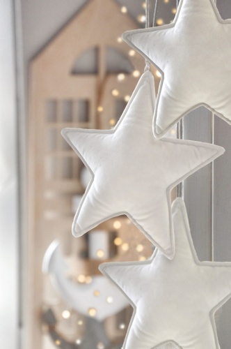 zestaw gwiazdek welurowych