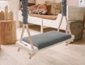 huśtawka domowa funqy swing szara