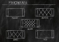 rodzaje pikowań huśtawek tapicerowanych