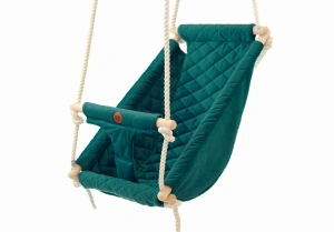 KOŁYSKO-HUŚTAWKA DLA DZIECI QALMA basic - AQUA TURQUOISE