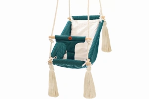 KOŁYSKO-HUŚTAWKA DLA DZIECI QALMA PLUS - AQUA TURQUOISE 