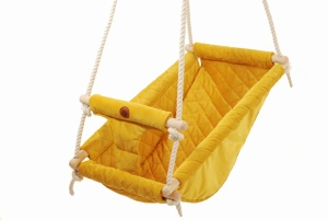 KOŁYSKO-HUŚTAWKA DLA DZIECI QALMA basic - MUSTARD